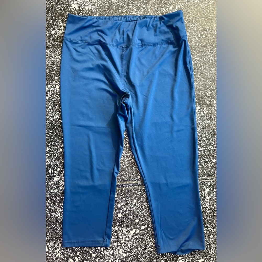 Athletech Blue Gym Leggings Size XL Activewear